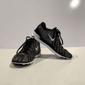 Nike Free 5.0 leopard print running shoes. Worn 1x. Excellent condition